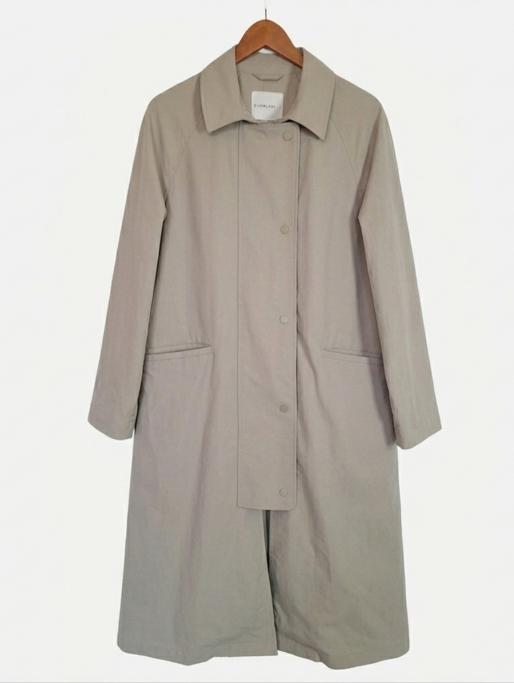 Everlane Oversized Anorak Women's Khaki Trench Coat Size M